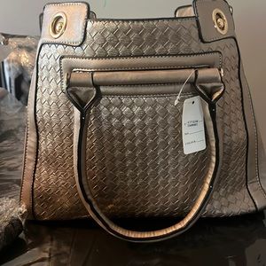 New gold satchel/shoulder bag